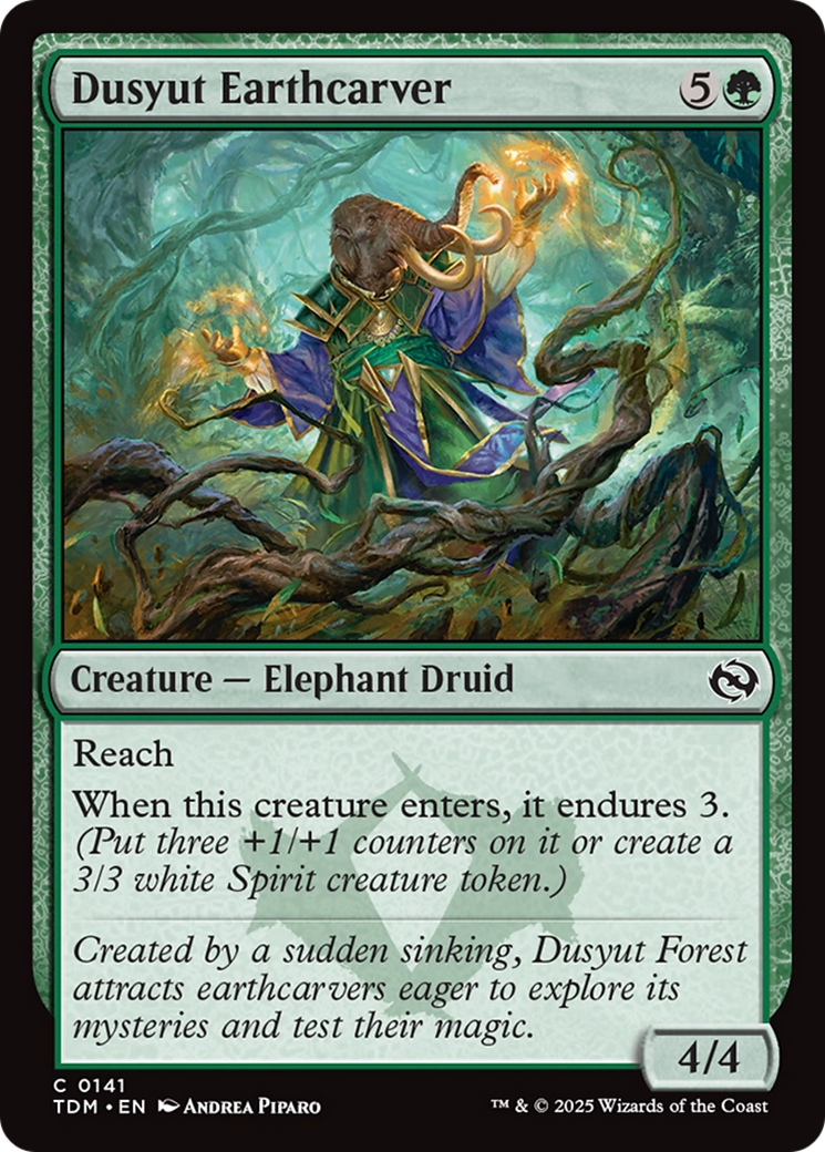 Dusyut Earthcarver [Tarkir: Dragonstorm] | Card Citadel