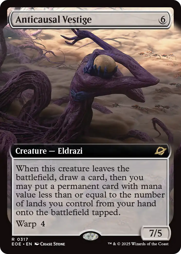 Anticausal Vestige (Extended Art) [Edge of Eternities] | Card Citadel