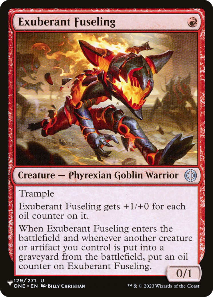 Exuberant Fuseling [The List Reprints] | Card Citadel