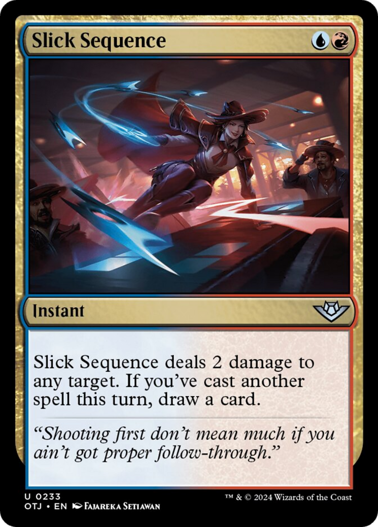 Slick Sequence [Outlaws of Thunder Junction] | Card Citadel