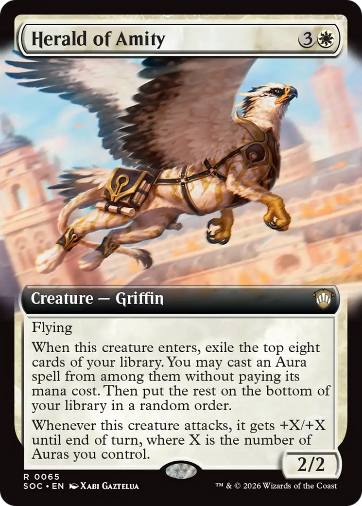 Herald of Amity (Extended Art) [Secrets of Strixhaven Commander] | Card Citadel