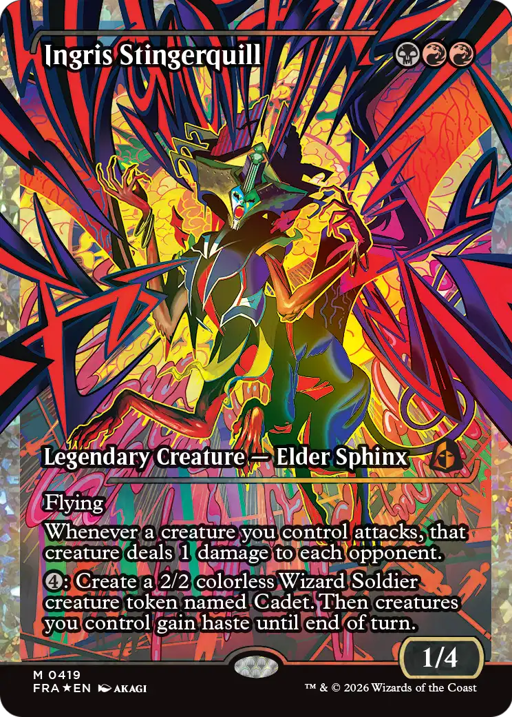 Ingris Stingerquill (Showcase) (Fracture Foil) (0419) [Reality Fracture] | Card Citadel