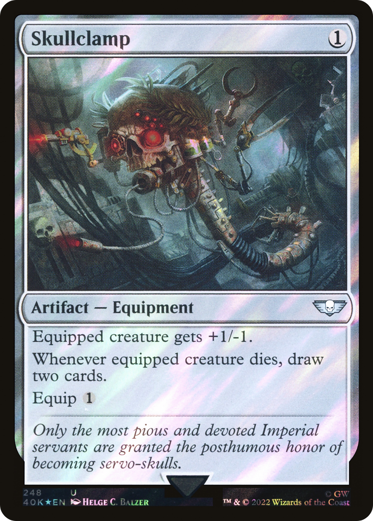 Skullclamp (MOC) [The List] | Card Citadel