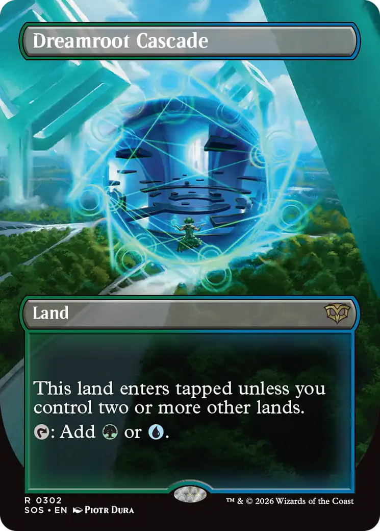 Dreamroot Cascade (Borderless) [Secrets of Strixhaven] | Card Citadel