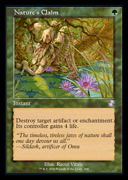 Nature's Claim (Timeshifted) [Time Spiral Remastered] | Card Citadel