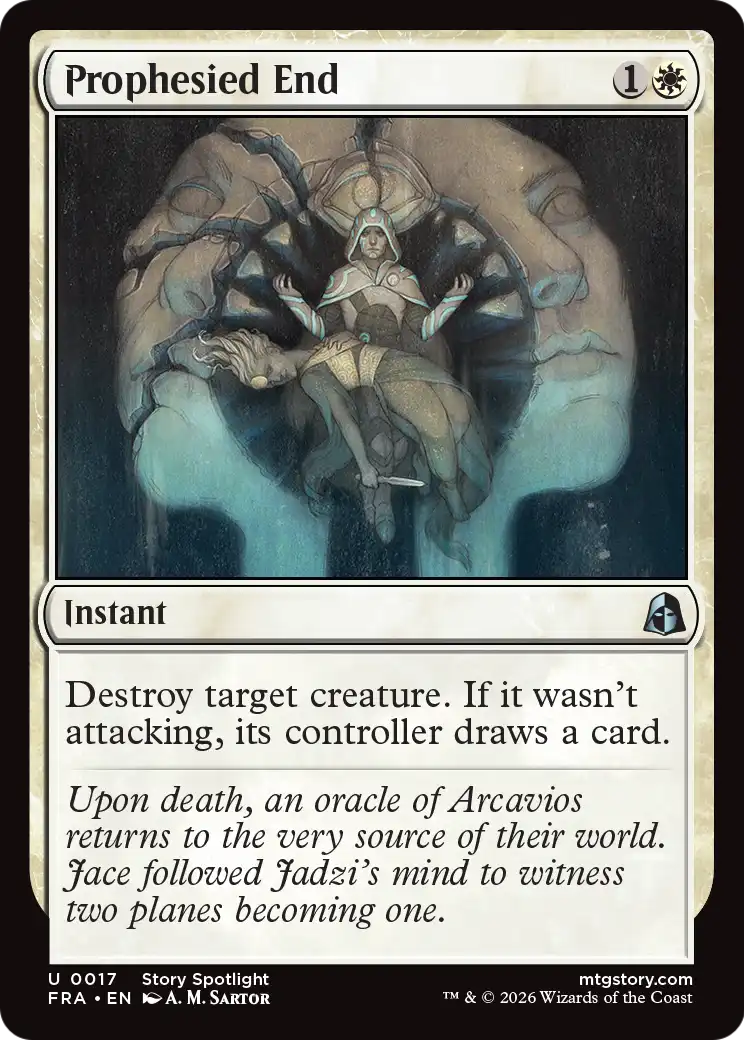 Prophesied End [Reality Fracture] | Card Citadel