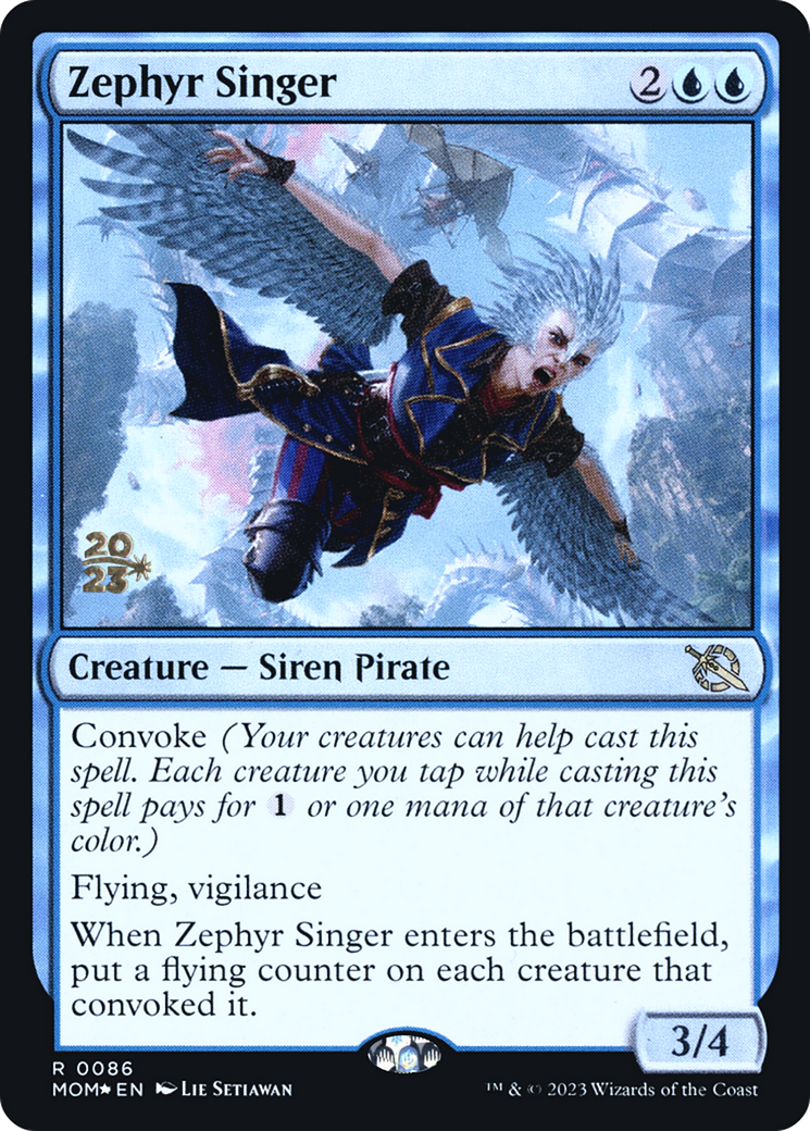 Zephyr Singer [March of the Machine Prerelease Promos] | Card Citadel