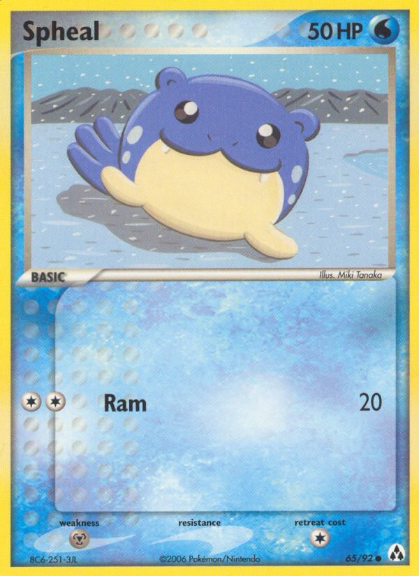 Spheal (65/92) [EX: Legend Maker] | Card Citadel