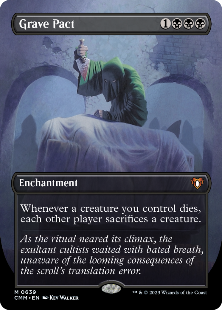 Grave Pact (Borderless Alternate Art) [Commander Masters] | Card Citadel