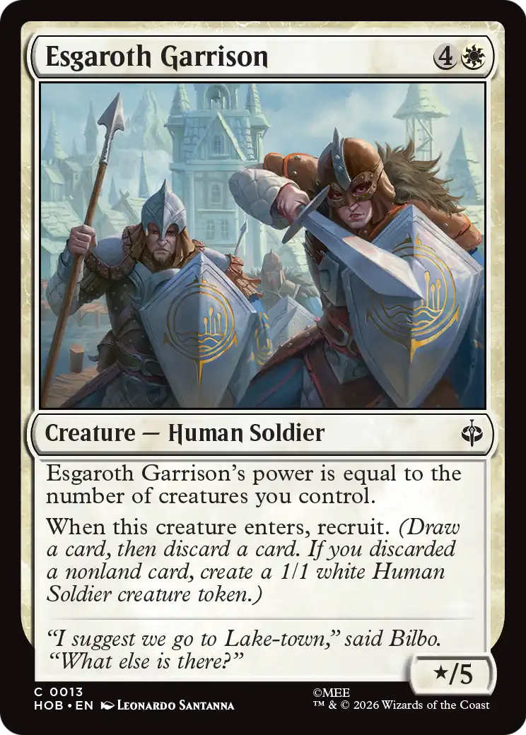 Esgaroth Garrison [The Hobbit] | Card Citadel