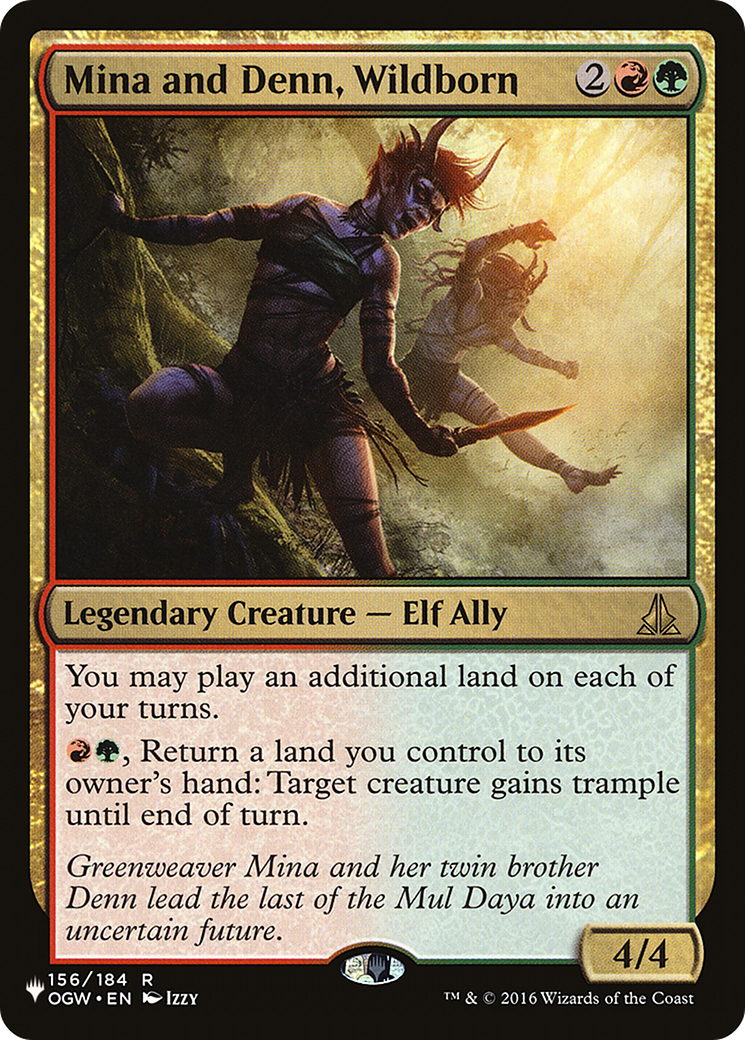 Mina and Denn, Wildborn [The List] | Card Citadel