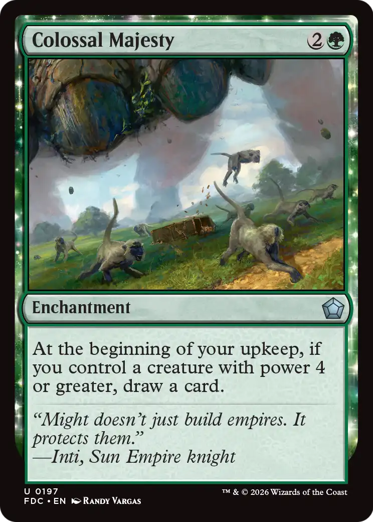 Colossal Majesty [Foundations Commander] | Card Citadel