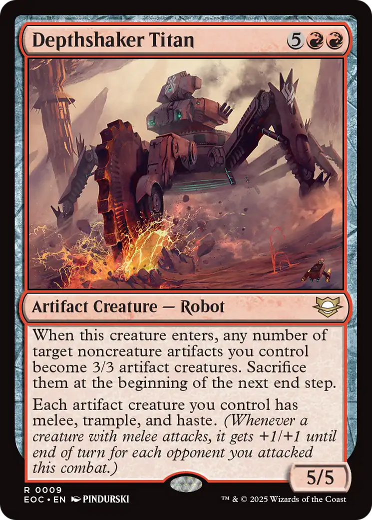 Depthshaker Titan [Edge of Eternities Commander] | Card Citadel