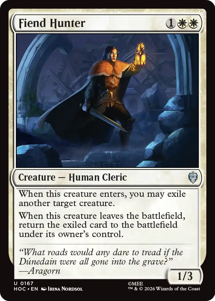 Fiend Hunter [The Hobbit: Eternal-Legal] | Card Citadel