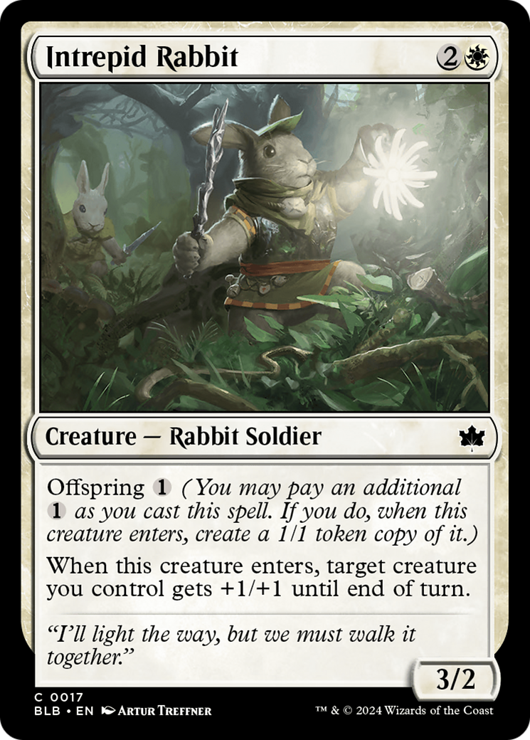 Intrepid Rabbit [Bloomburrow] | Card Citadel