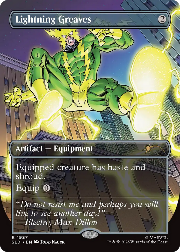 Lightning Greaves (1987) (Rainbow Foil) [Secret Lair Drop Series] | Card Citadel