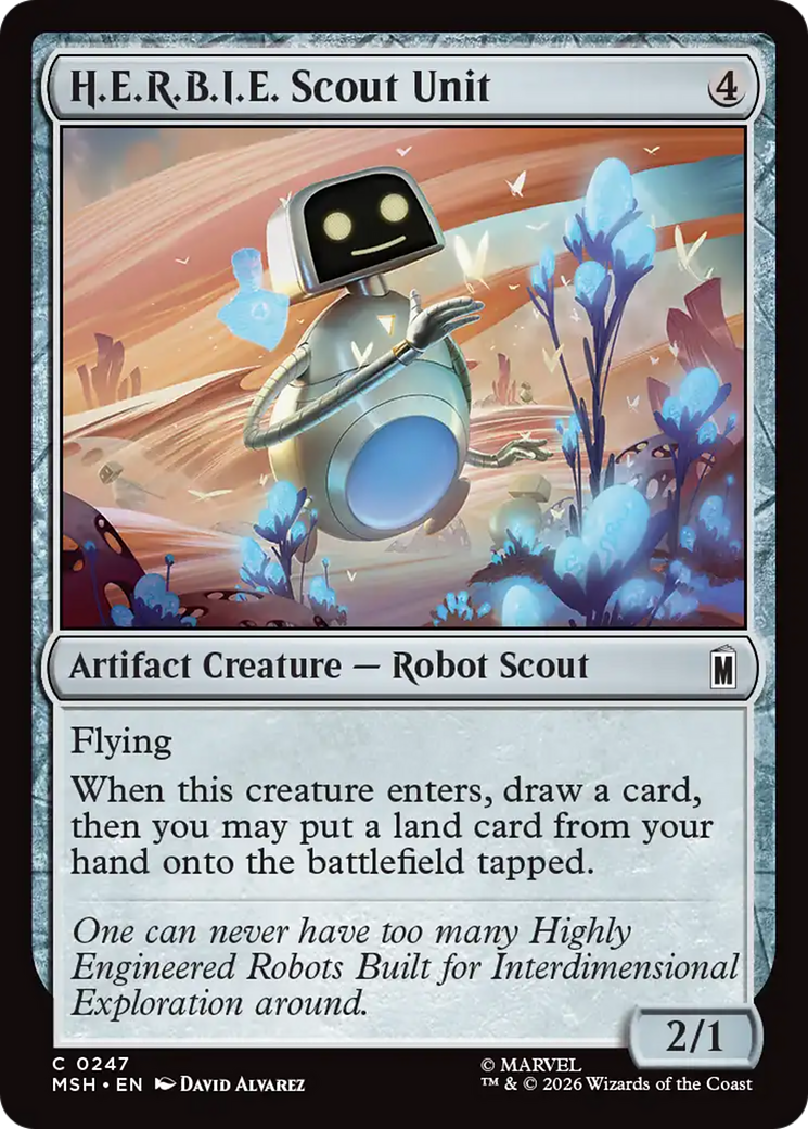 H.E.R.B.I.E. Scout Unit [Marvel Super Heroes] | Card Citadel