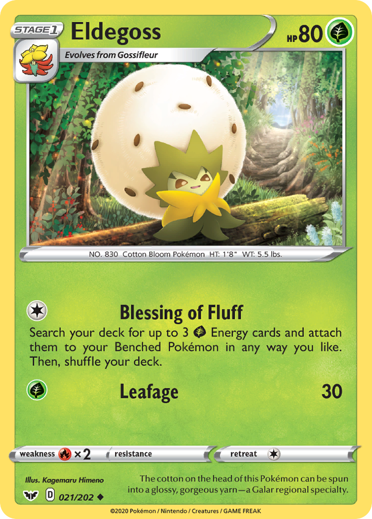 Eldegoss (021/202) [Sword & Shield: Base Set] | Card Citadel