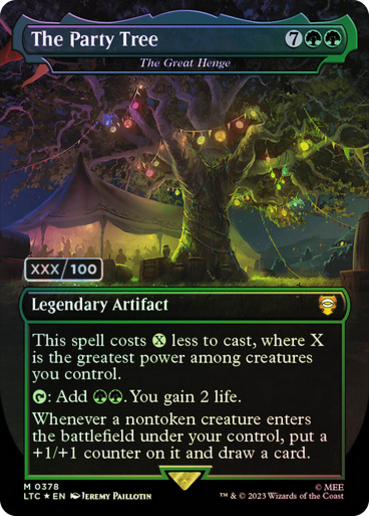 The Party Tree - The Great Henge (Serialized) [The Lord of the Rings: Tales of Middle-Earth Commander] | Card Citadel