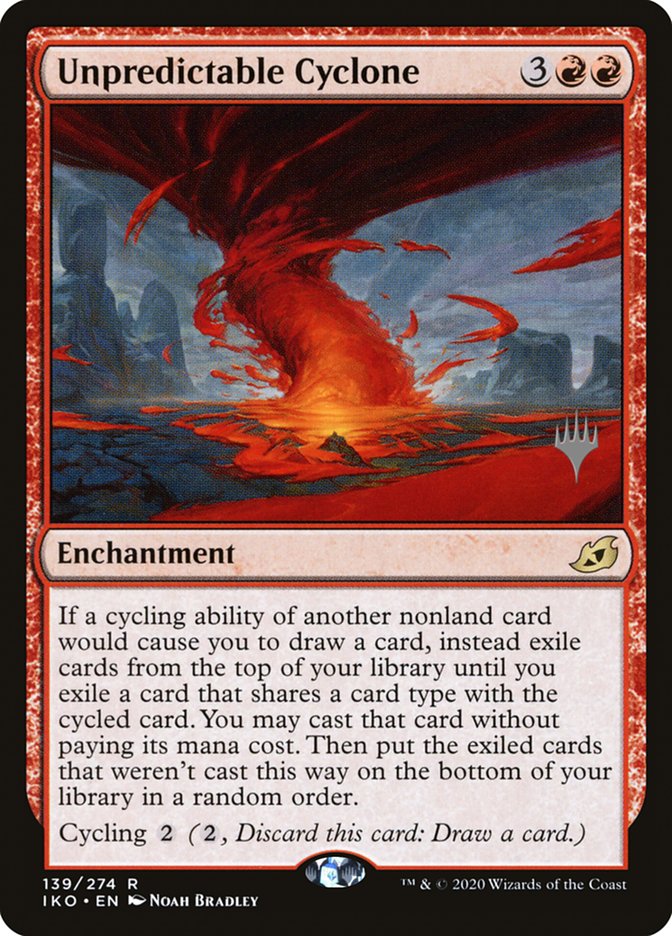 Unpredictable Cyclone (Promo Pack) [Ikoria: Lair of Behemoths Promos] | Card Citadel