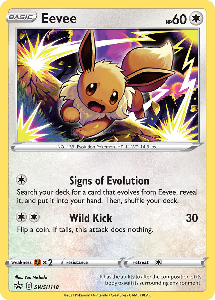 Eevee (SWSH118) [Sword & Shield: Black Star Promos] | Card Citadel