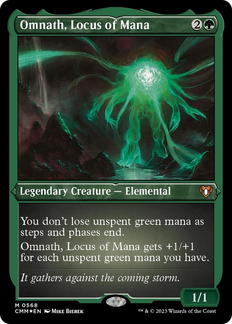 Omnath, Locus of Mana (Foil Etched) [Commander Masters] | Card Citadel
