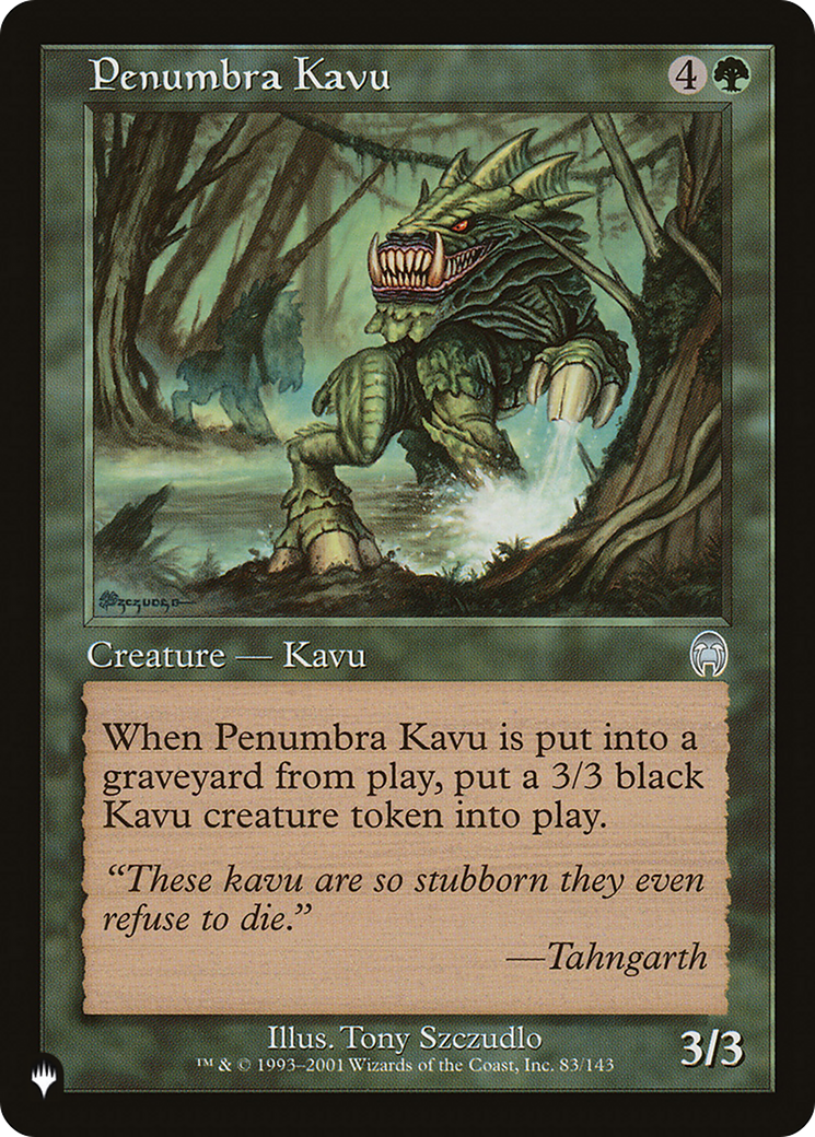 Penumbra Kavu [The List Reprints] | Card Citadel