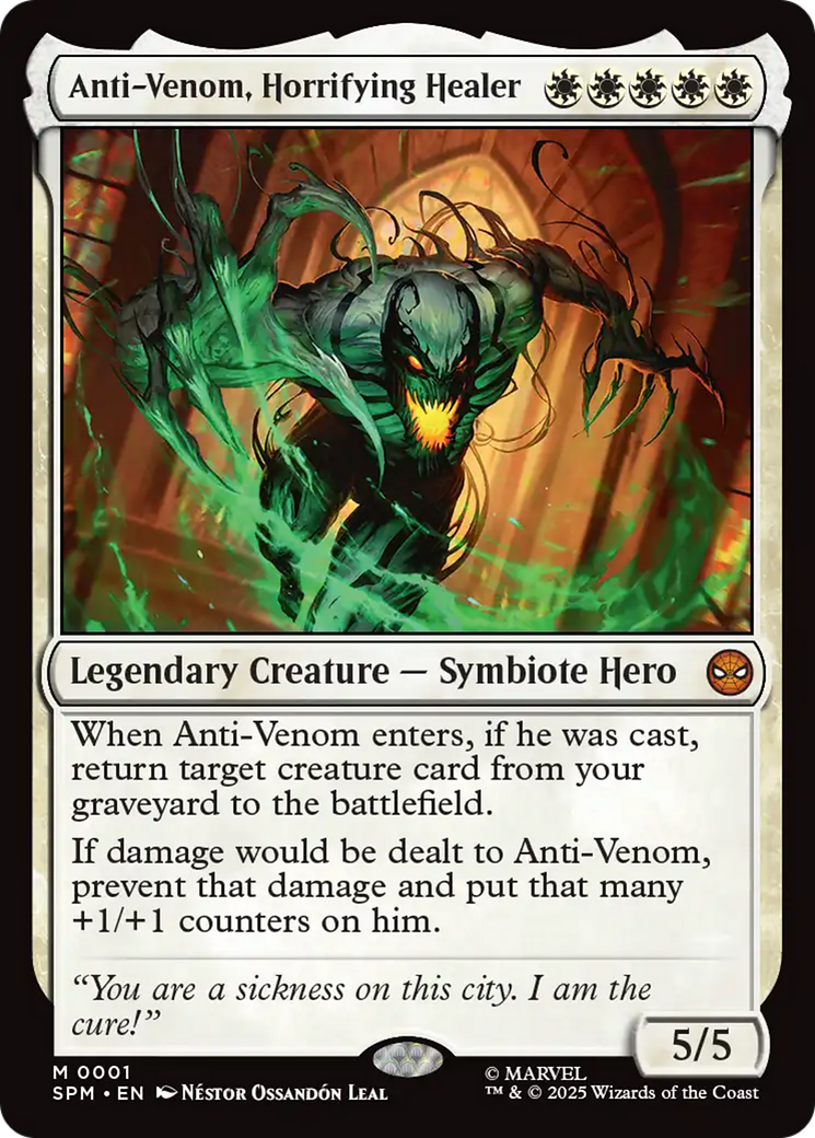 Anti-Venom, Horrifying Healer [Marvel's Spider-Man] | Card Citadel