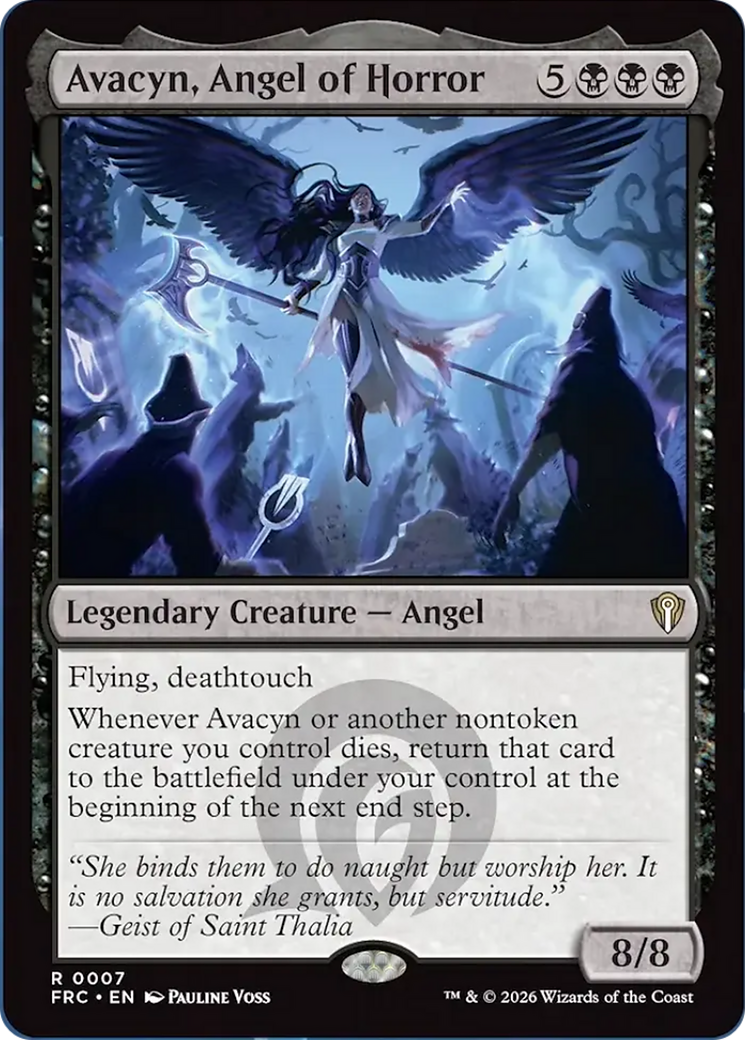 Avacyn, Angel of Horror [Reality Fracture Commander] | Card Citadel
