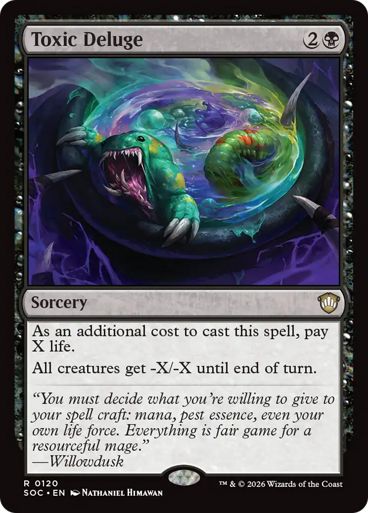 Toxic Deluge [Secrets of Strixhaven Commander] | Card Citadel