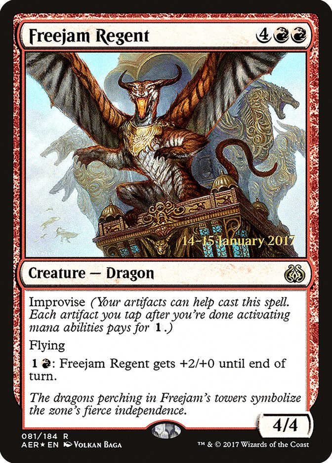 Freejam Regent [Aether Revolt Prerelease Promos] | Card Citadel