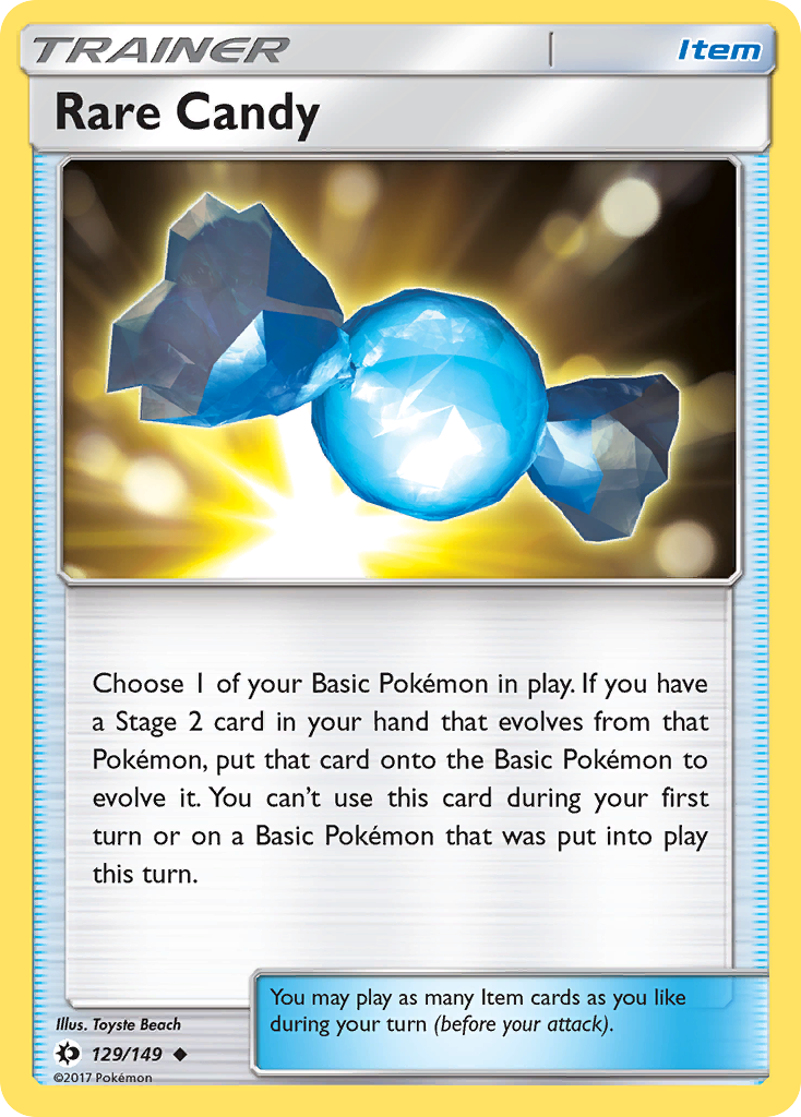 Rare Candy (129/149) [Sun & Moon: Base Set] | Card Citadel