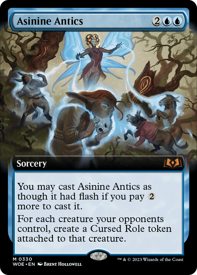 Asinine Antics (Extended Art) [Wilds of Eldraine] | Card Citadel