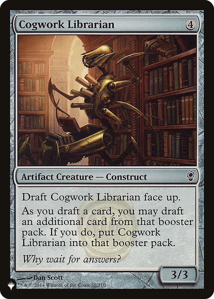 Cogwork Librarian [The List Reprints] | Card Citadel