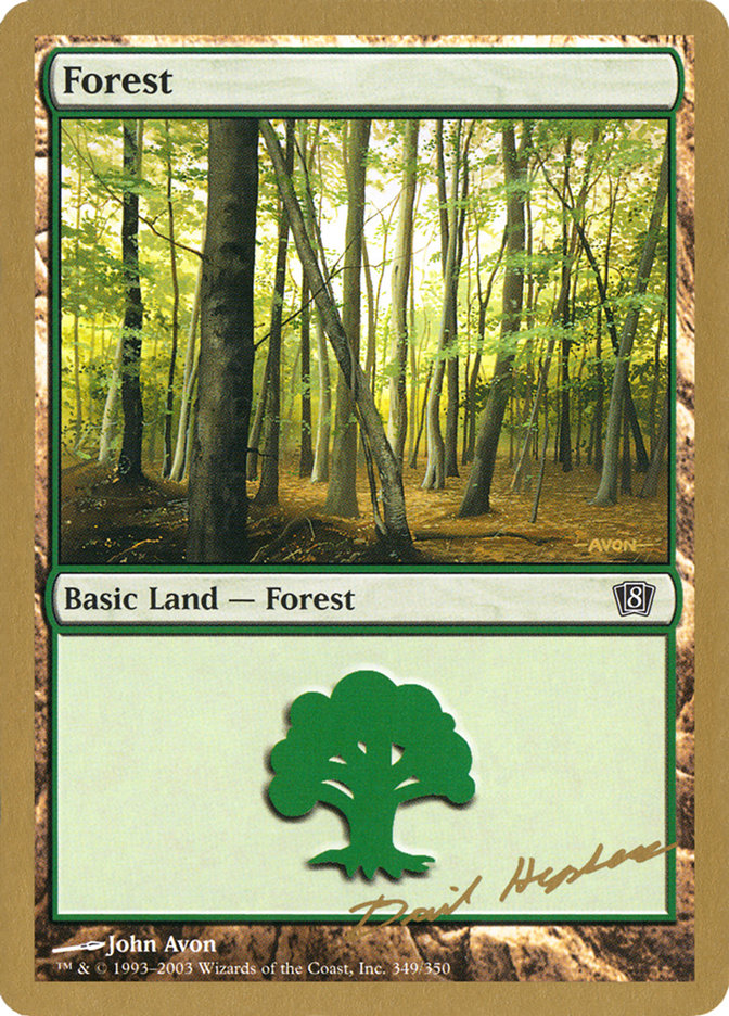 Forest (dh349) (Dave Humpherys) [World Championship Decks 2003] | Card Citadel