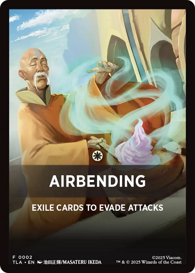 Airbending Theme Card [Avatar: The Last Airbender Tokens] | Card Citadel