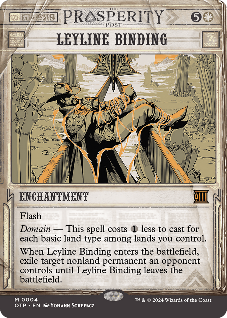 Leyline Binding [Outlaws of Thunder Junction: Breaking News] | Card Citadel