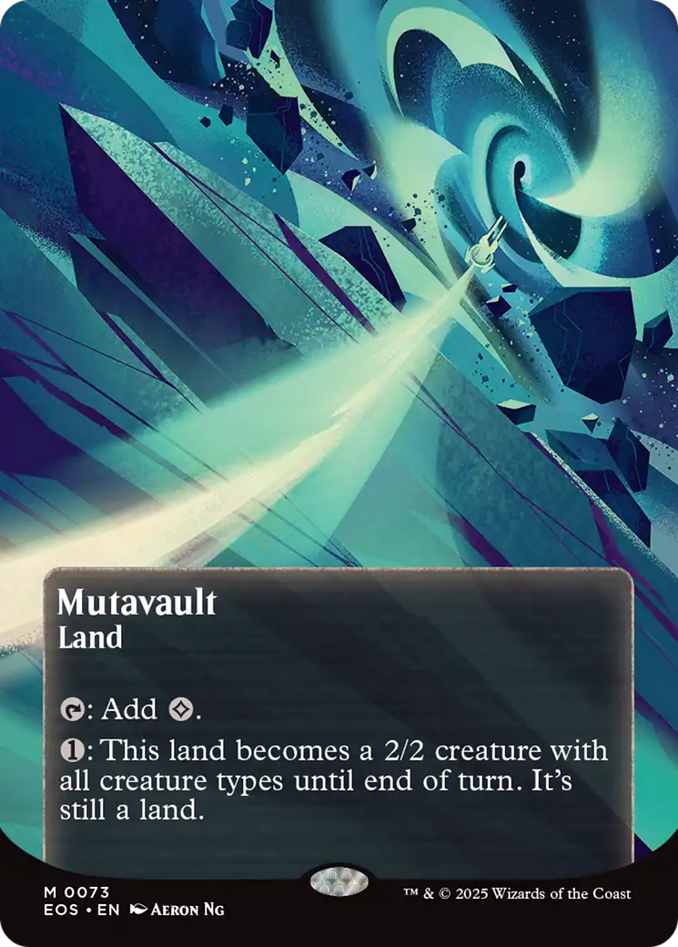 Mutavault (0073) (Borderless) [Edge of Eternities: Stellar Sights] | Card Citadel