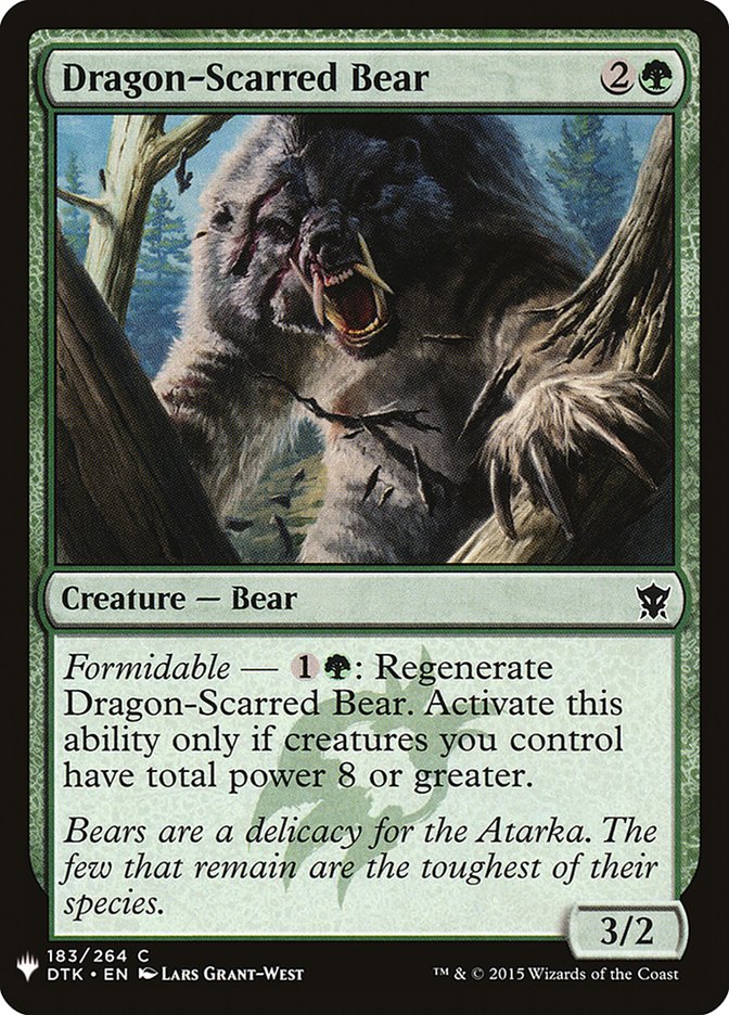 Dragon-Scarred Bear [Mystery Booster] | Card Citadel