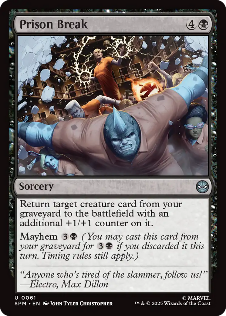 Prison Break [Marvel's Spider-Man] | Card Citadel