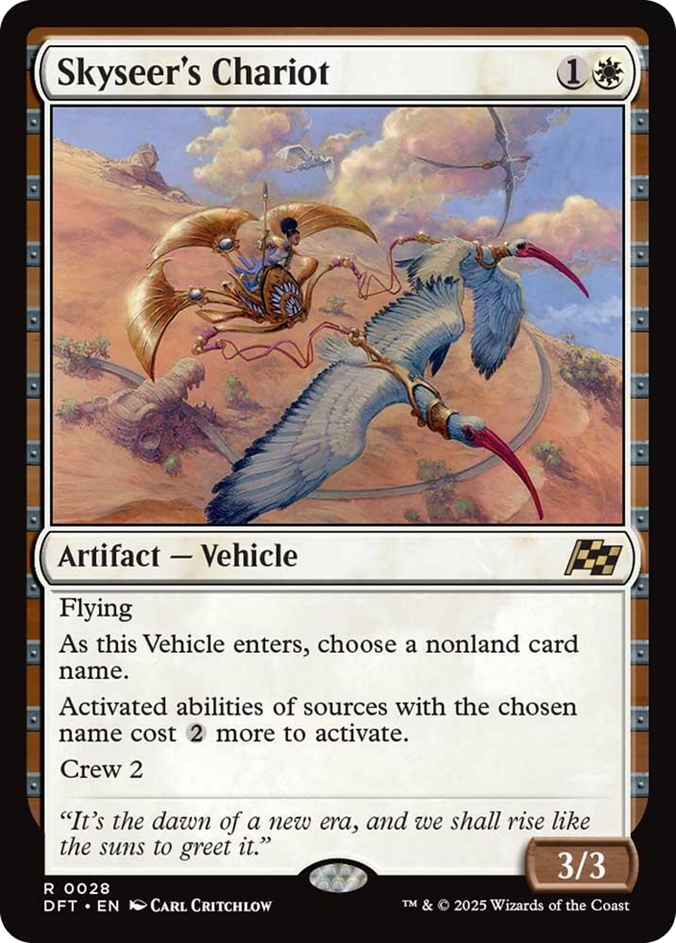 Skyseer's Chariot [Aetherdrift] | Card Citadel