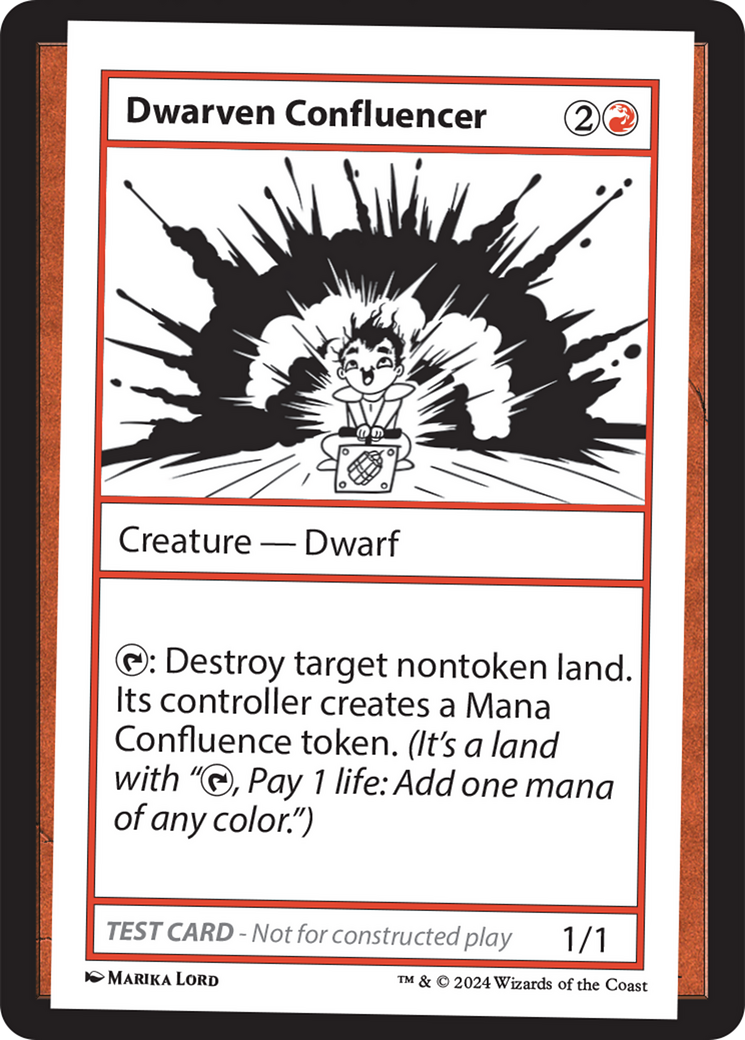 Dwarven Confluencer [Mystery Booster 2 Playtest Cards] | Card Citadel