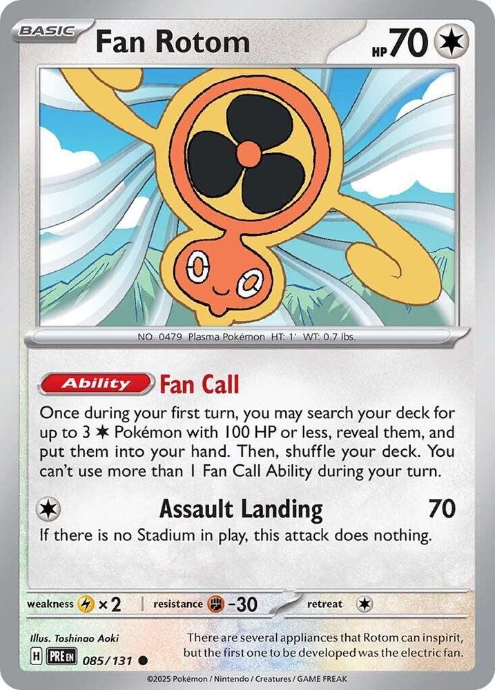 Fan Rotom (085/131) [Scarlet & Violet: Prismatic Evolutions] | Card Citadel