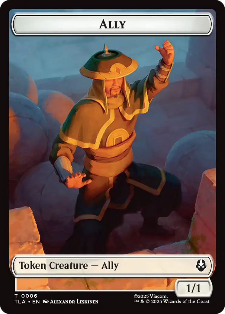 Ally (0006) // Soldier (0002) Double-Sided Token [Avatar: The Last Airbender Tokens] | Card Citadel