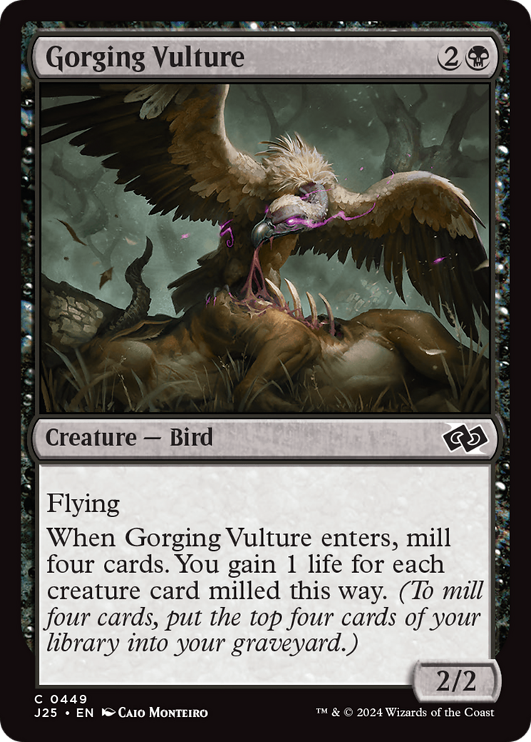 Gorging Vulture [Foundations Jumpstart] | Card Citadel