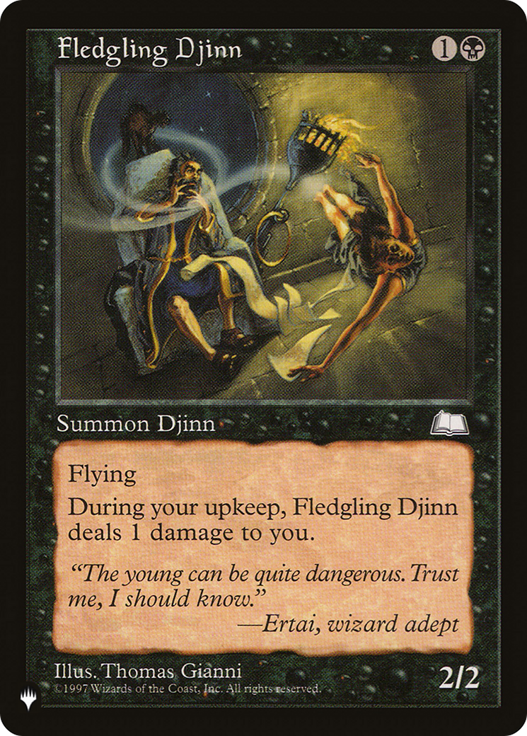 Fledgling Djinn [The List] | Card Citadel