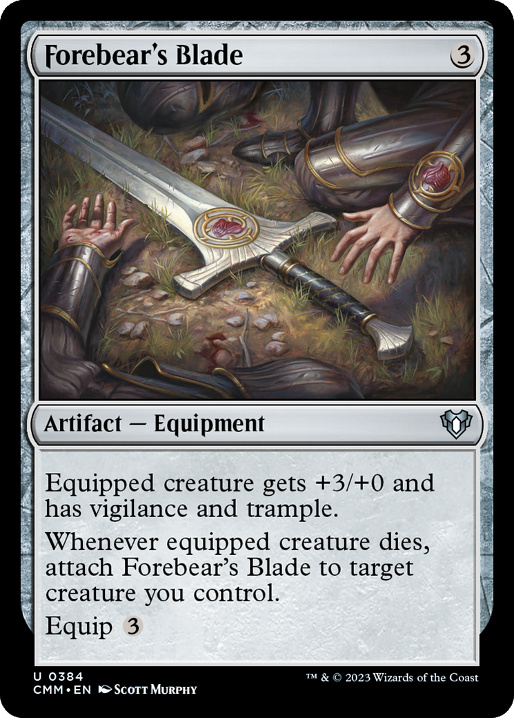 Forebear's Blade [Commander Masters] | Card Citadel