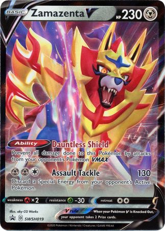 Zamazenta V (SWSH019) [Sword & Shield: Black Star Promos] | Card Citadel