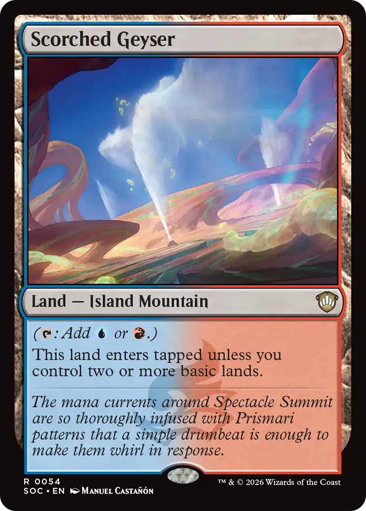 Scorched Geyser [Secrets of Strixhaven Commander] | Card Citadel