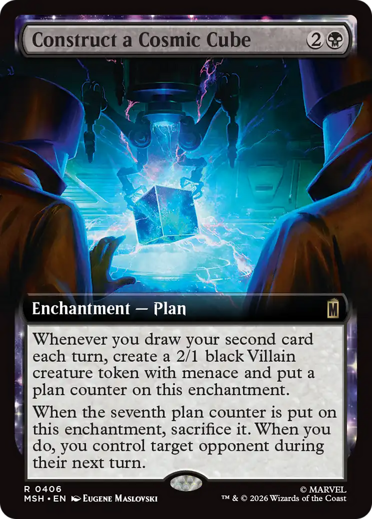 Construct a Cosmic Cube (Extended Art) [Marvel Super Heroes] | Card Citadel